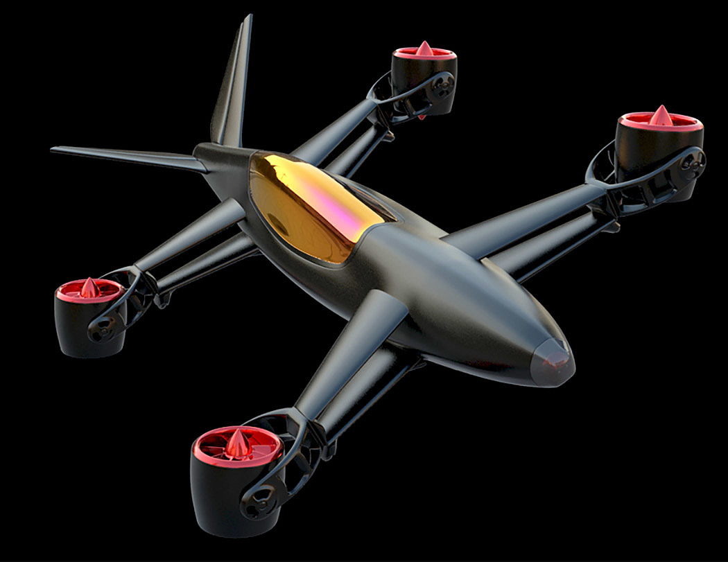 Vertical takeoff and landing，helicopter，fast，be quiet，