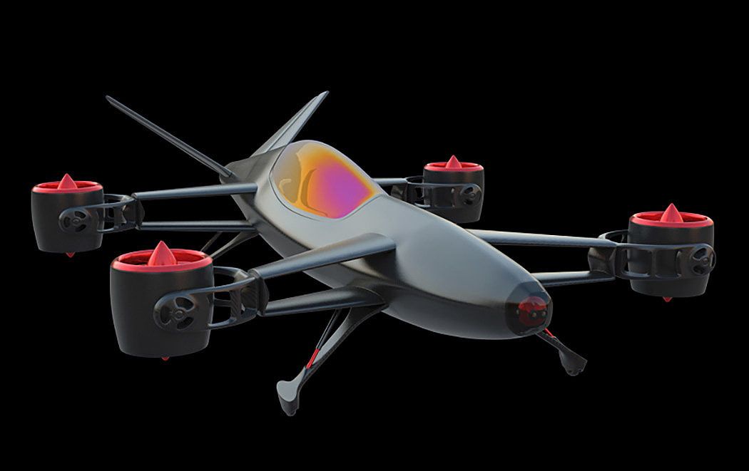 Vertical takeoff and landing，helicopter，fast，be quiet，