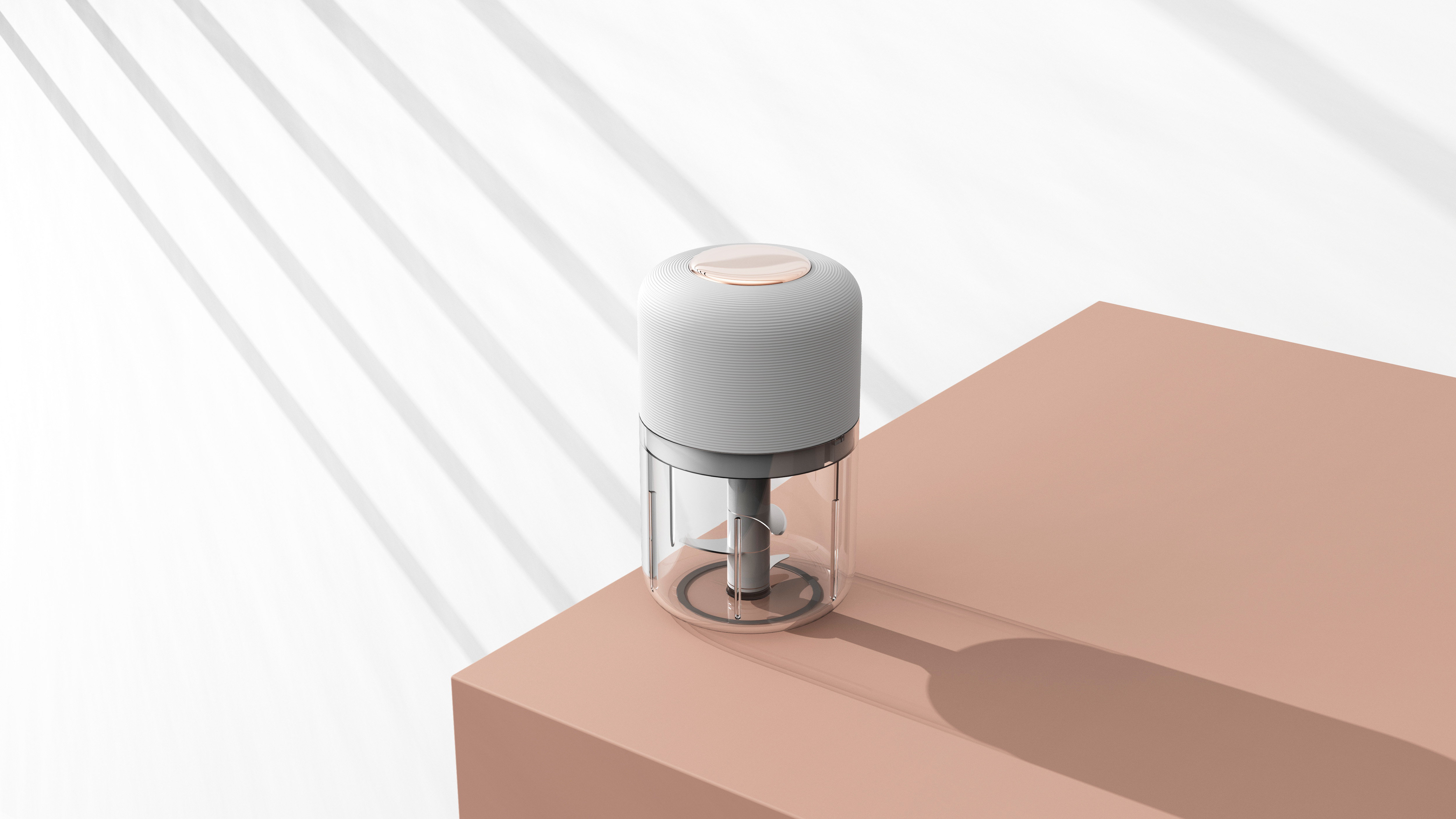 Garlic pounder，small home appliances，Electric garlic vibrator，glass，