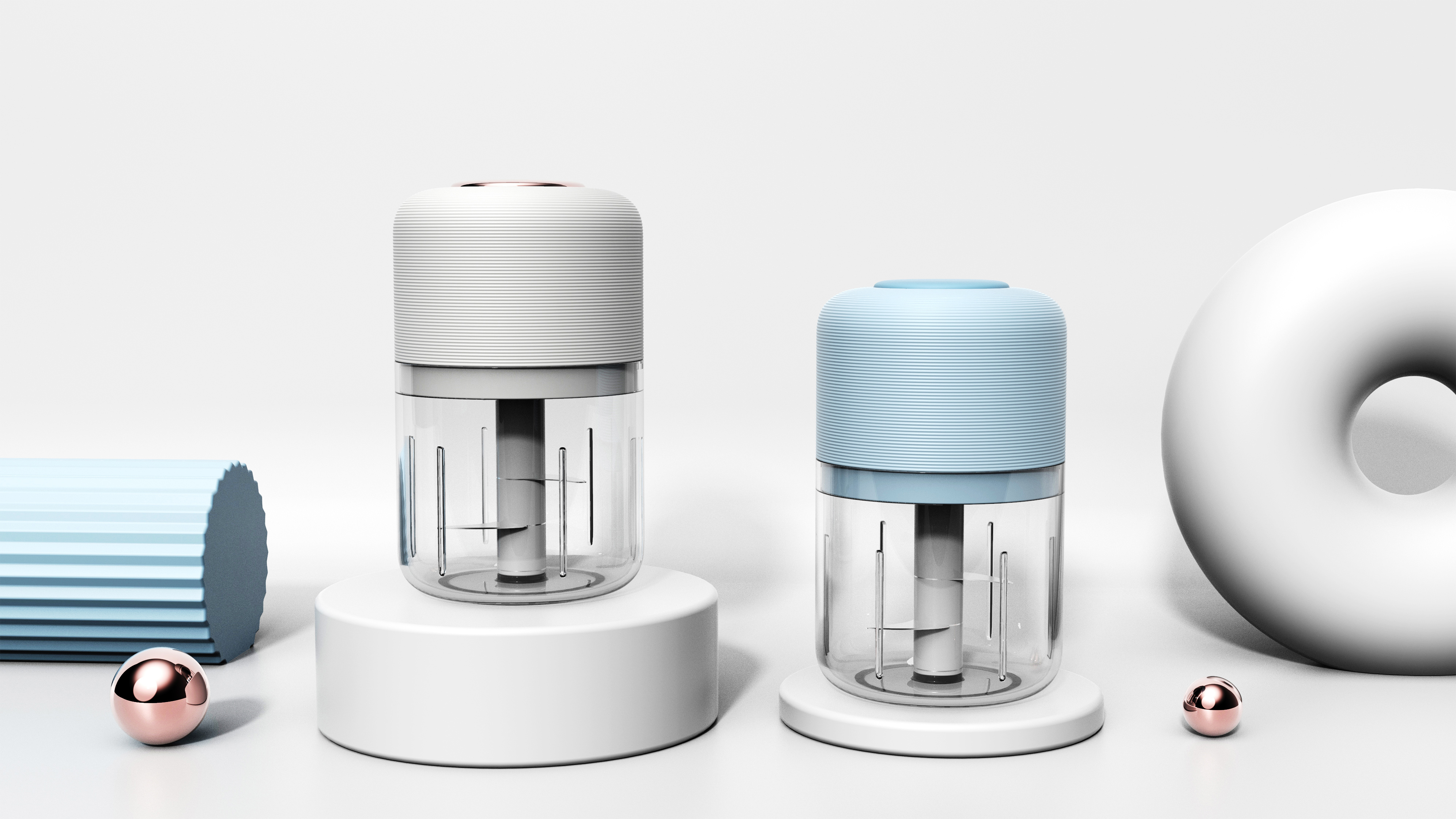 Garlic pounder，small home appliances，Electric garlic vibrator，glass，