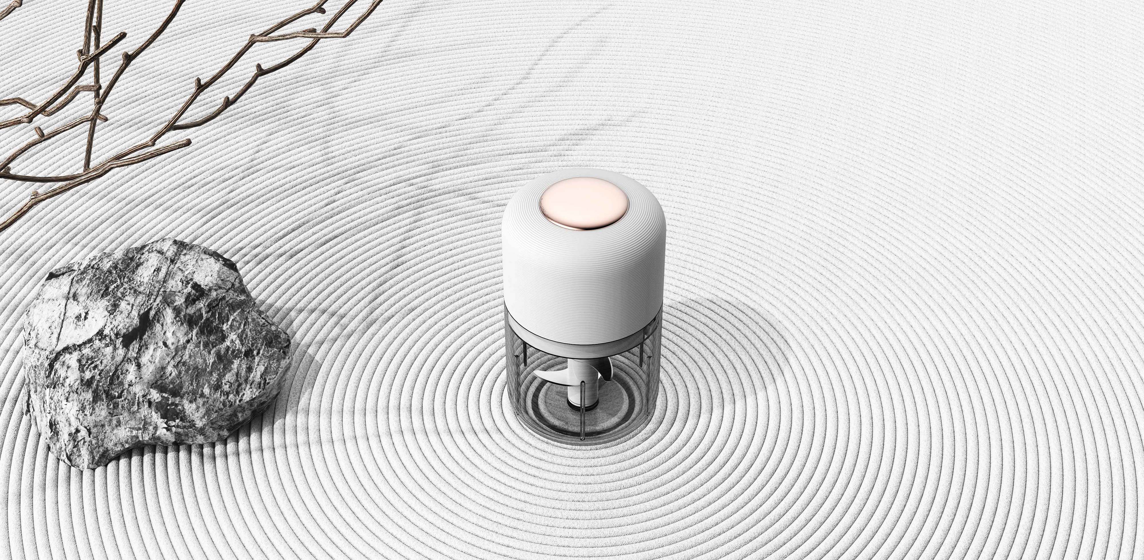 Garlic pounder，small home appliances，Electric garlic vibrator，glass，