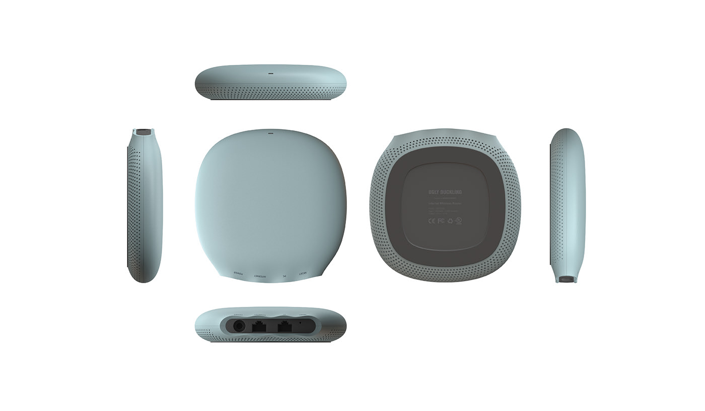 Jellyfish shape，Router，beautiful，