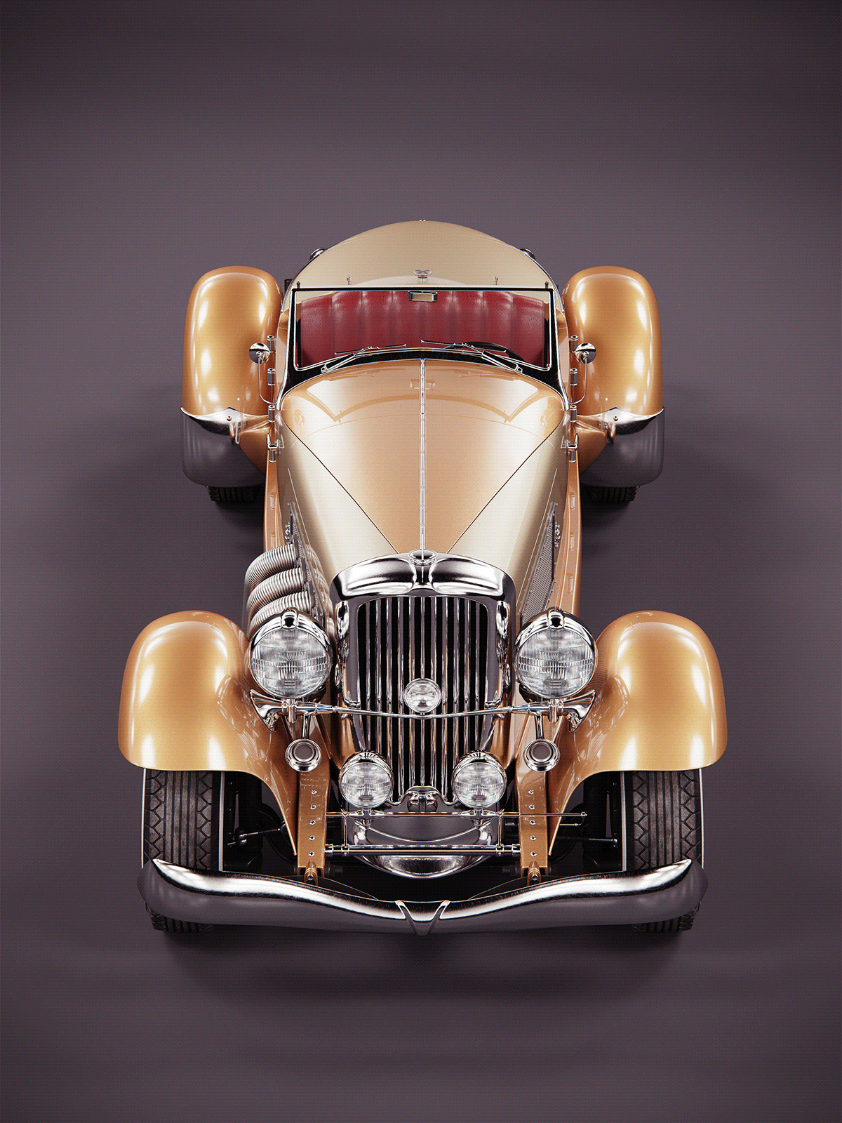 automobile，classic，cgi，3D model，