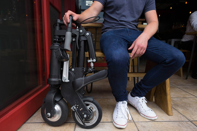 全球最轻的折叠自行车abike仅有003m06的占地面积惊呆路人