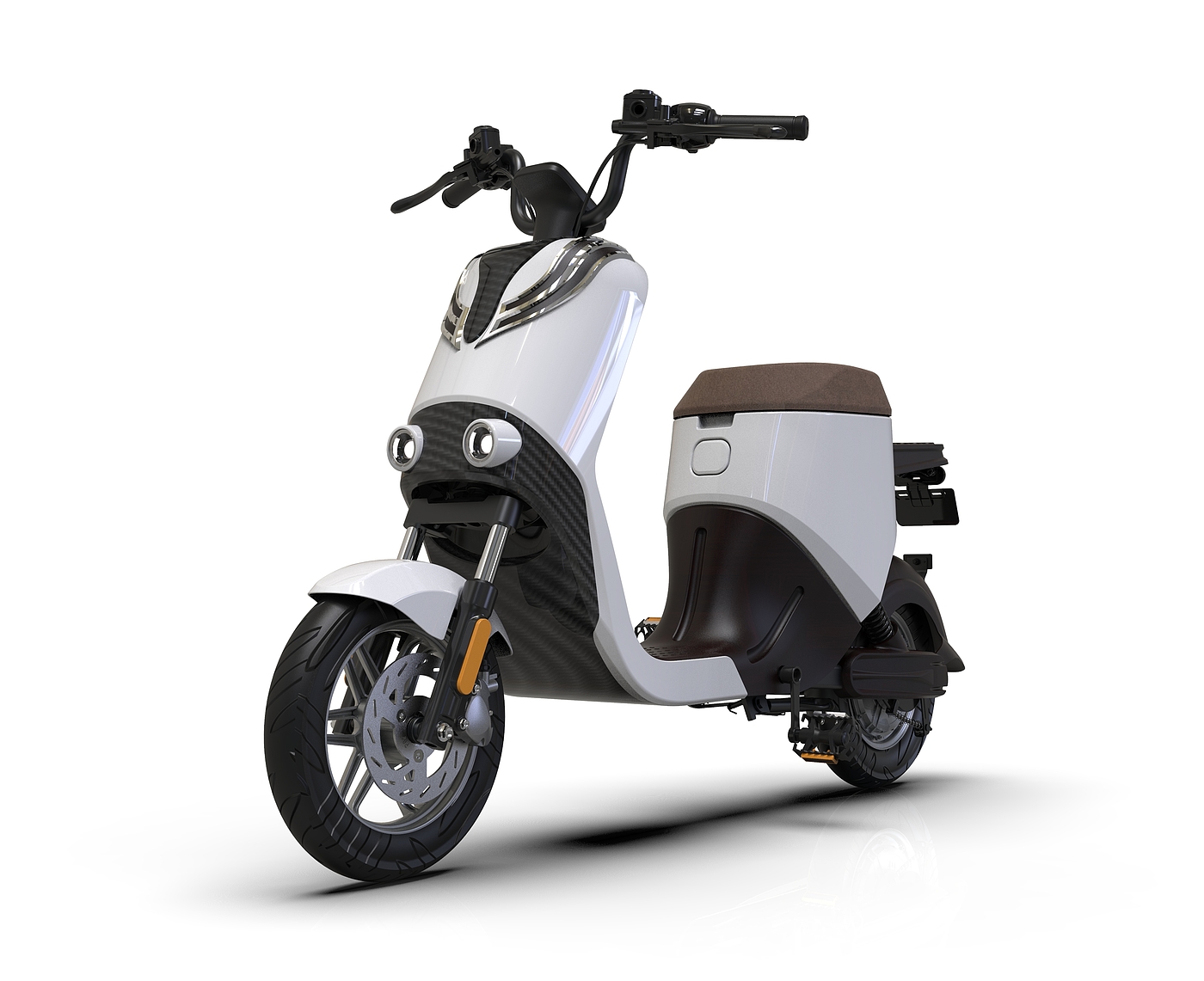 Electric two wheeled vehicle，UG modeling，Sense of science and technology，Keyshot rendering，