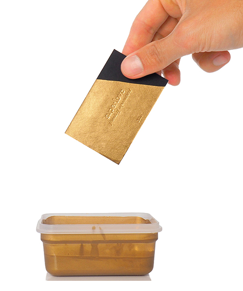 manual，business card，gold-plated，Golden pigment，