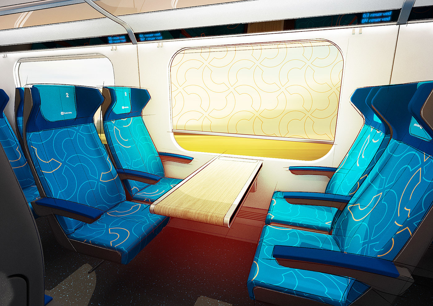 TRAIN INTERIOR - 普象网