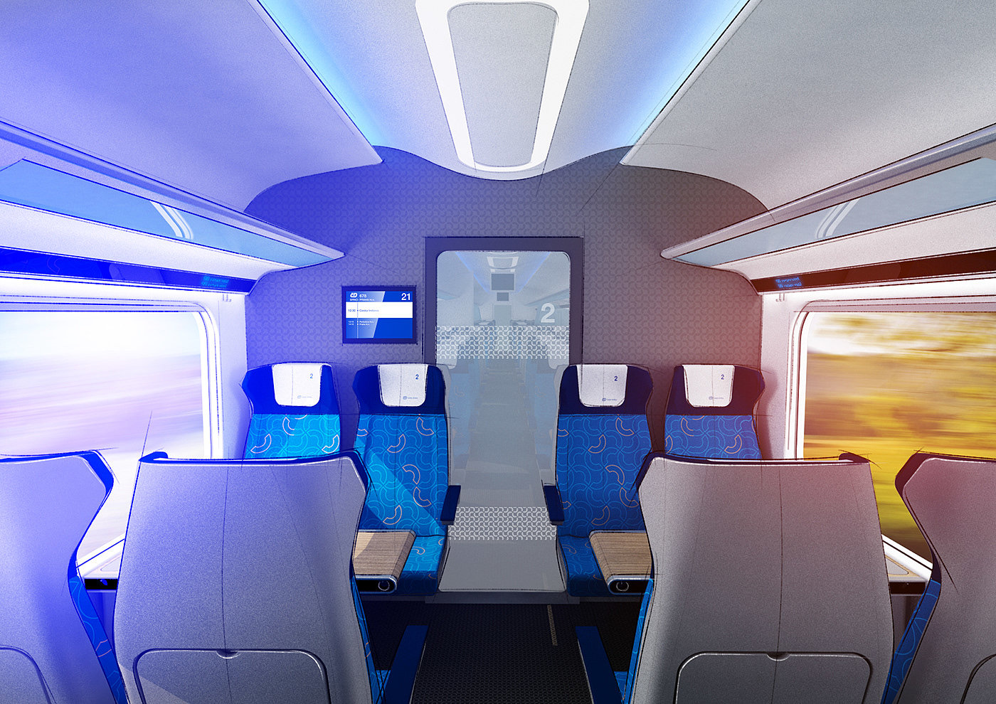 TRAIN INTERIOR - 普象网