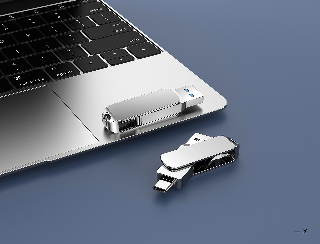 keyshot，Bluetooth headset，USB flash drive, rendering，