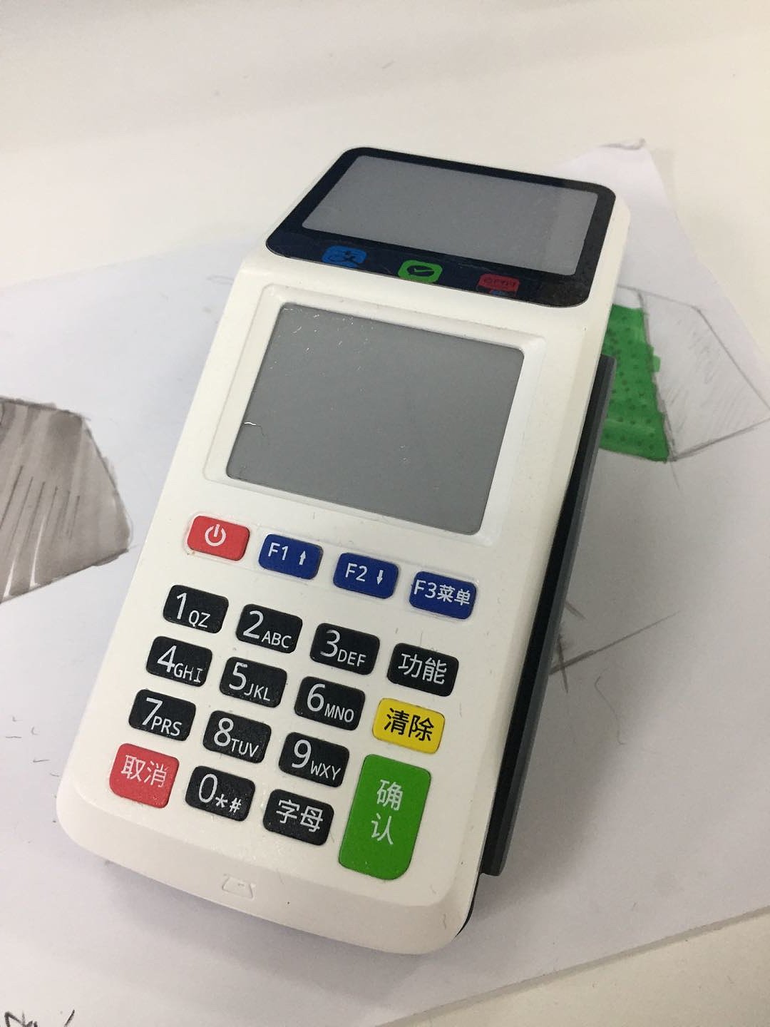 POS machine，Code scanning terminal，Financial equipment，