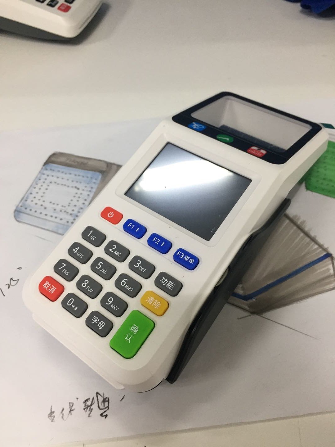 POS machine，Code scanning terminal，Financial equipment，