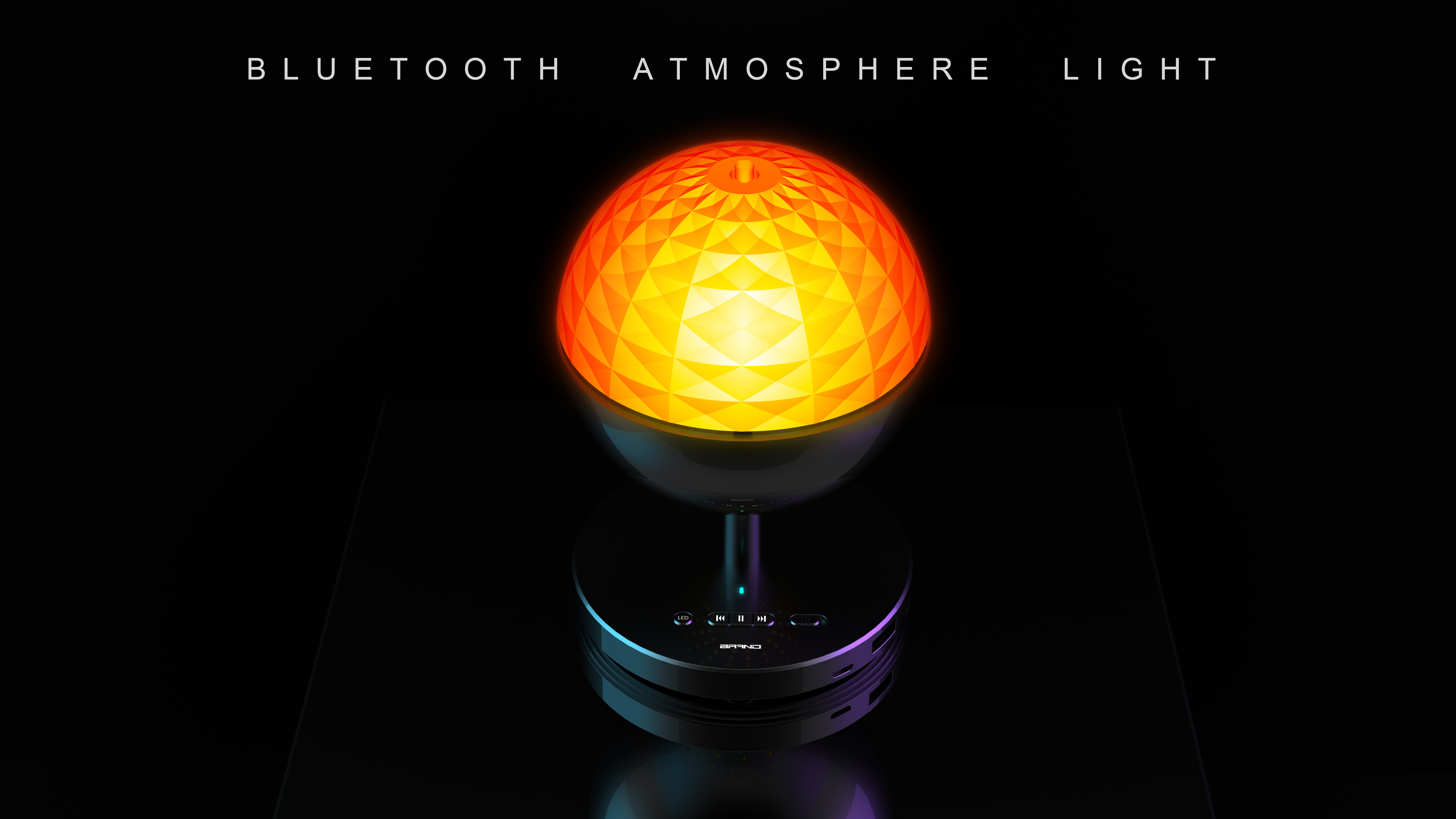 Bluetooth lantern, sense of technology, globe，