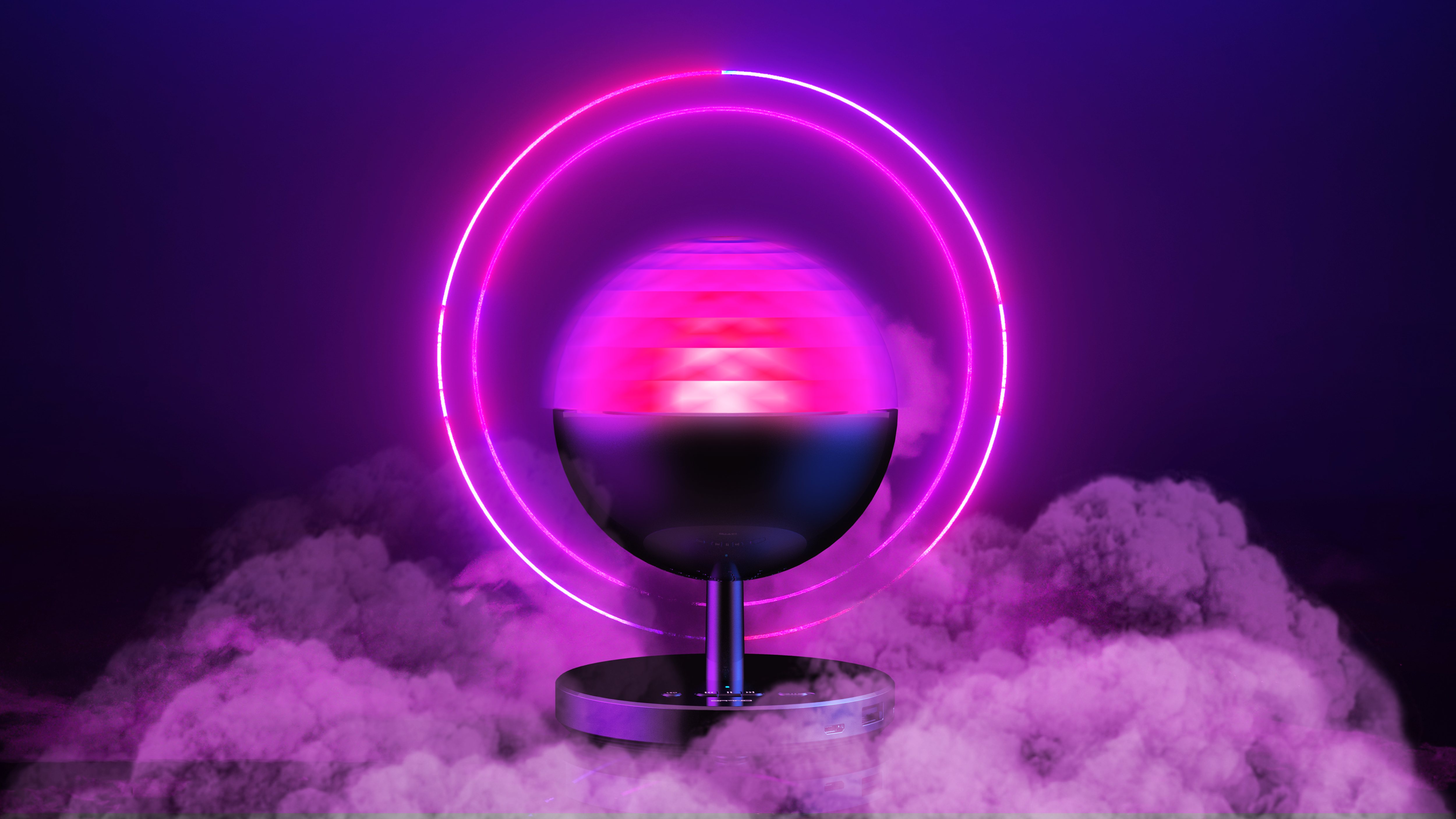 Bluetooth lantern, sense of technology, globe，