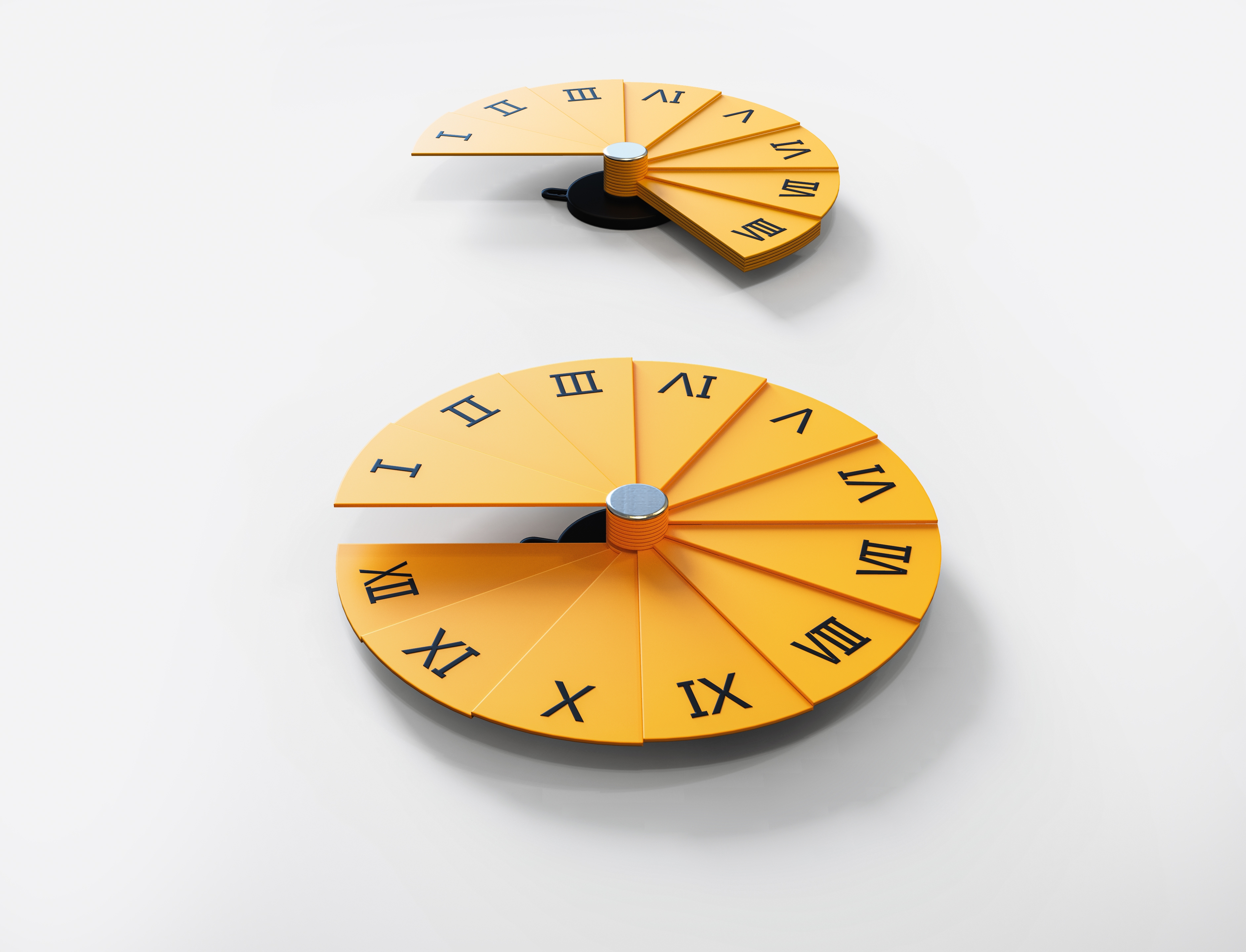 Pizza，time，clock，interest，orange，