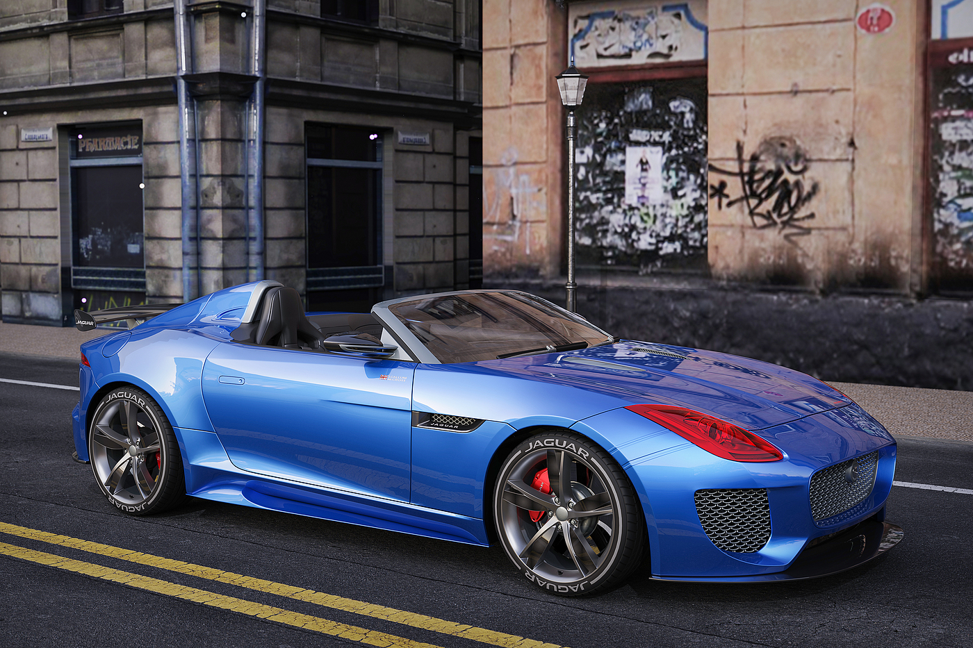 Car rendering，