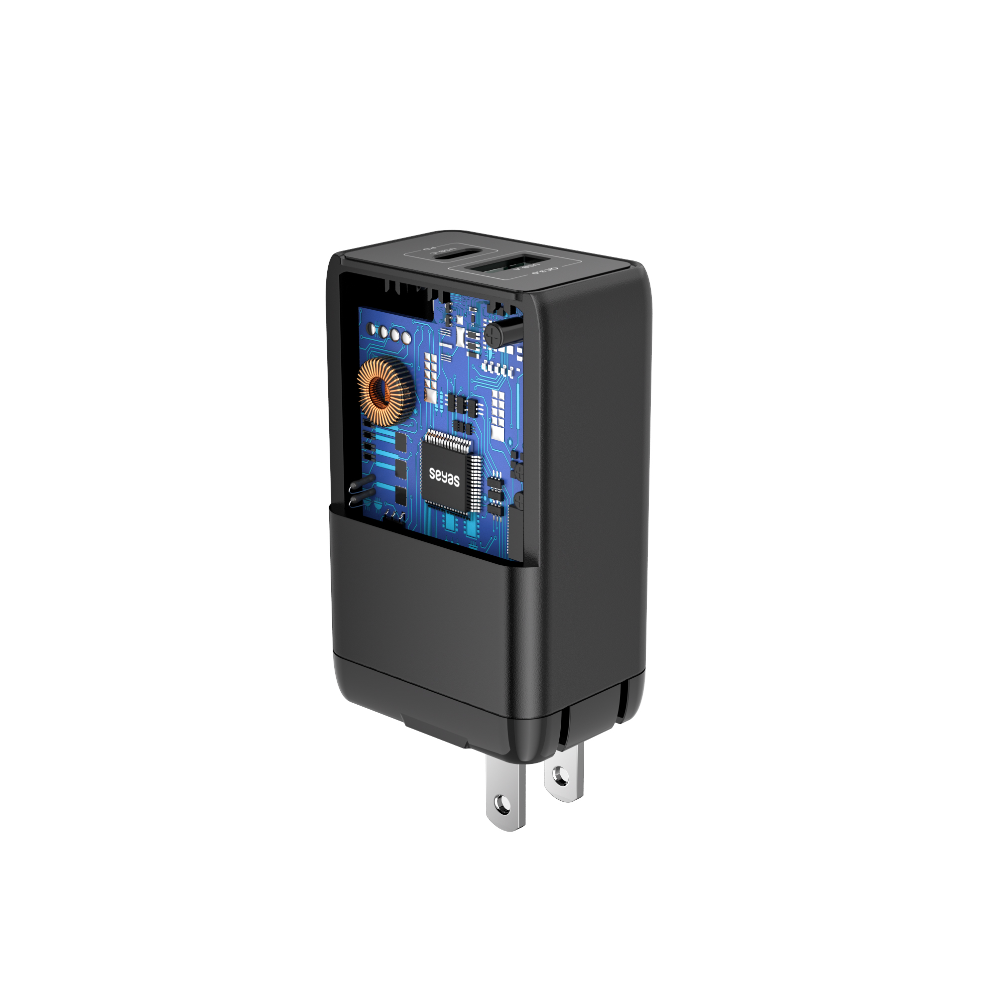 White base map，Charger，Product rendering，