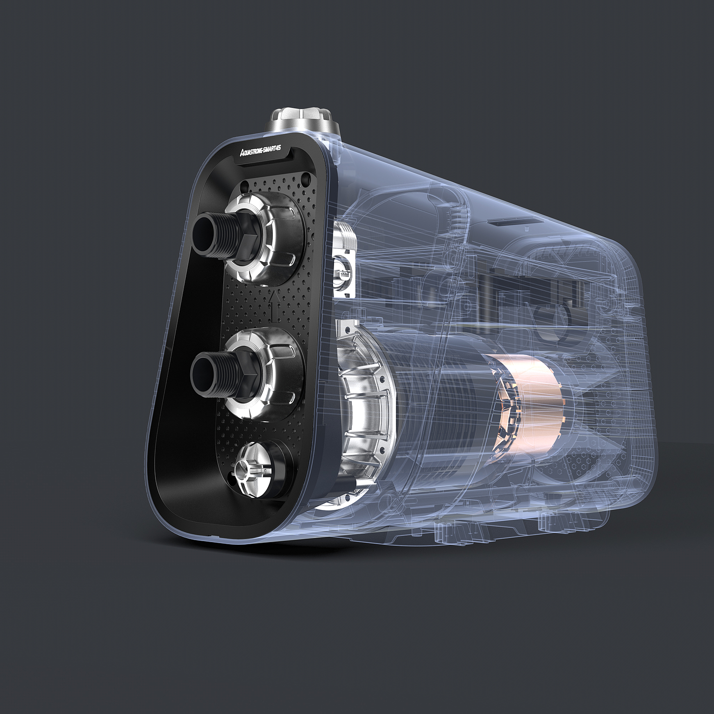 White base map，Charger，Product rendering，