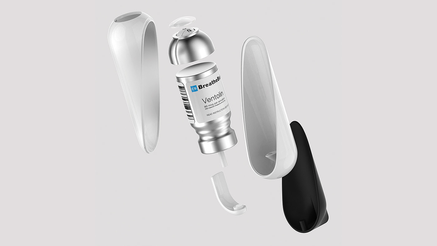 Metered inhaler，asthma，level of appearance，Portable，Sustainable use，