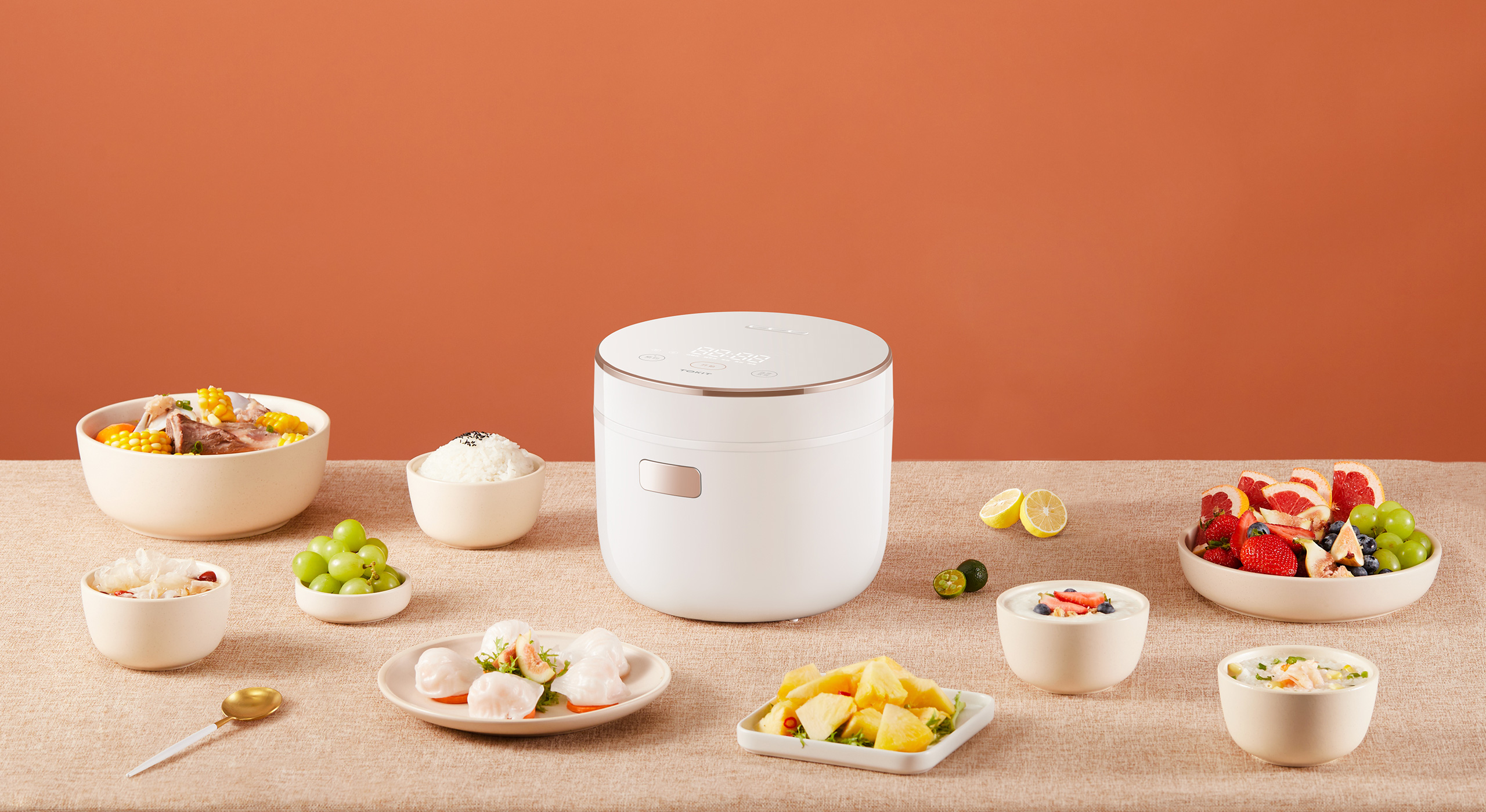 Rice cooker，household electrical appliances，Desugation，reduce weight，