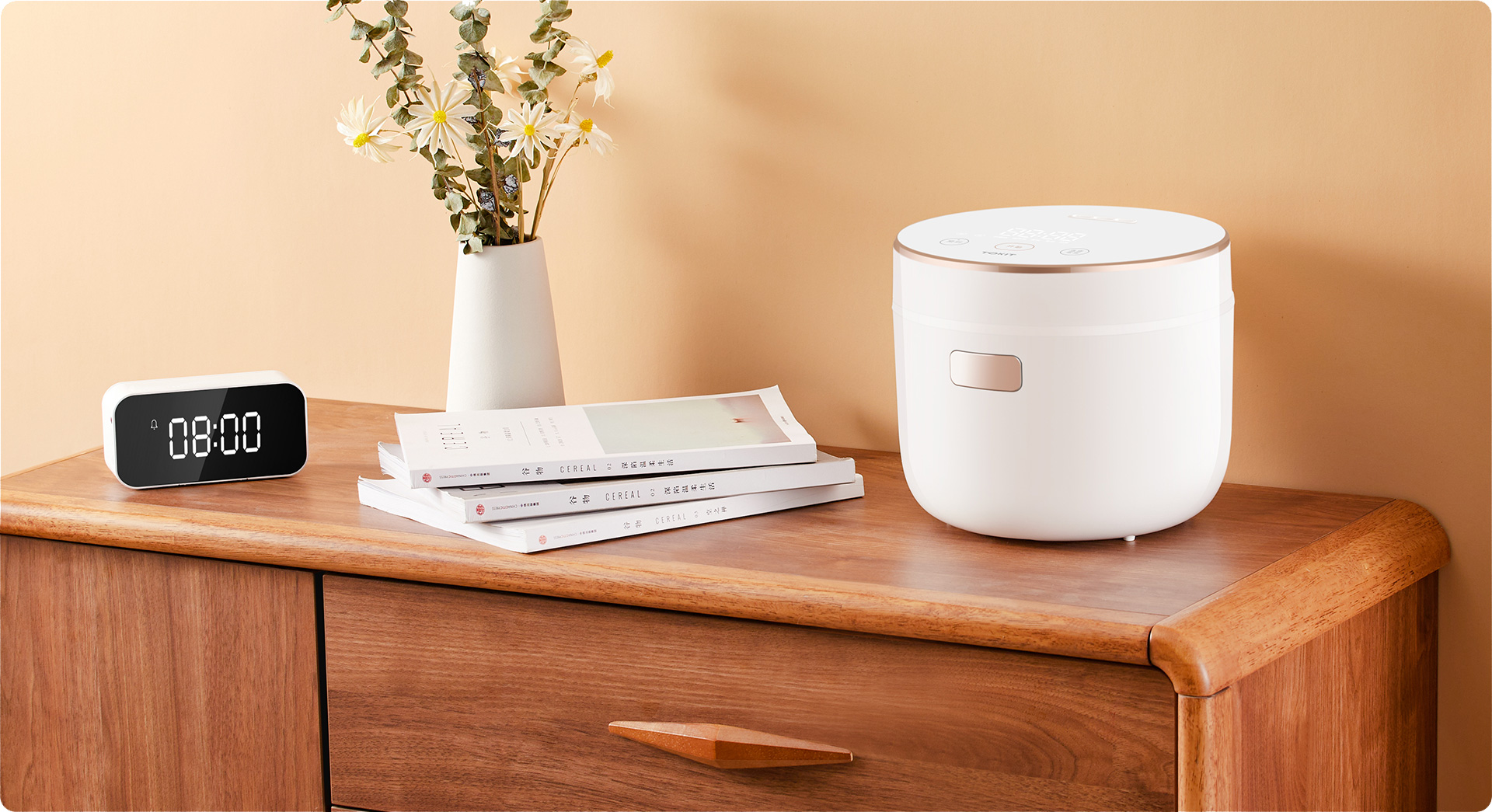 Rice cooker，household electrical appliances，Desugation，reduce weight，