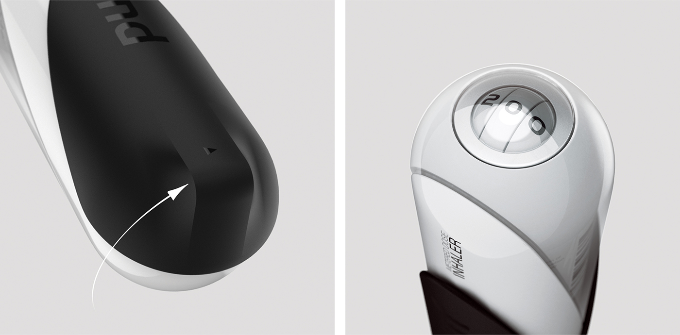 Metered inhaler，asthma，level of appearance，Portable，Sustainable use，