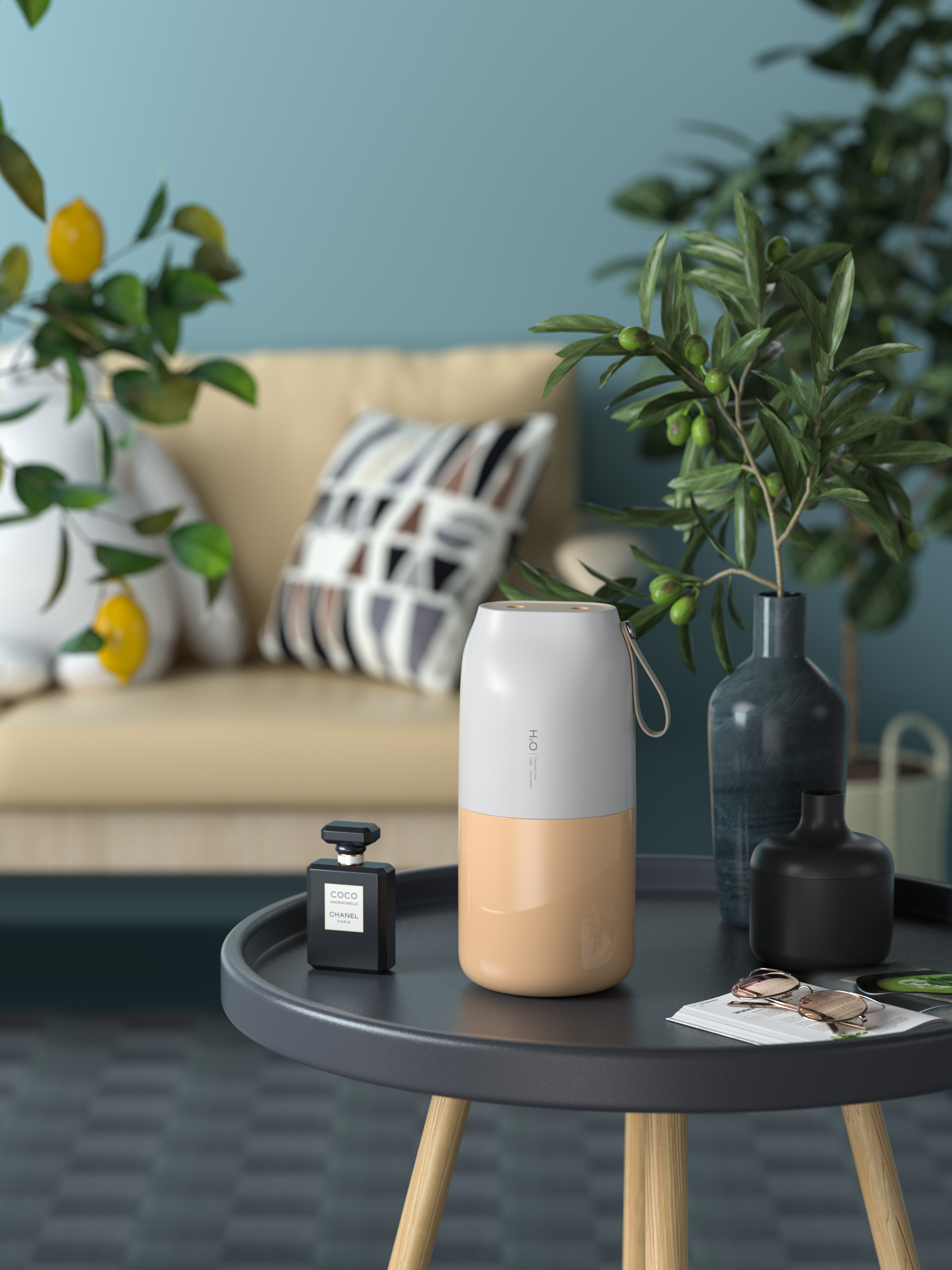 electronic product，Product rendering，portable source，portable battery，Charger，