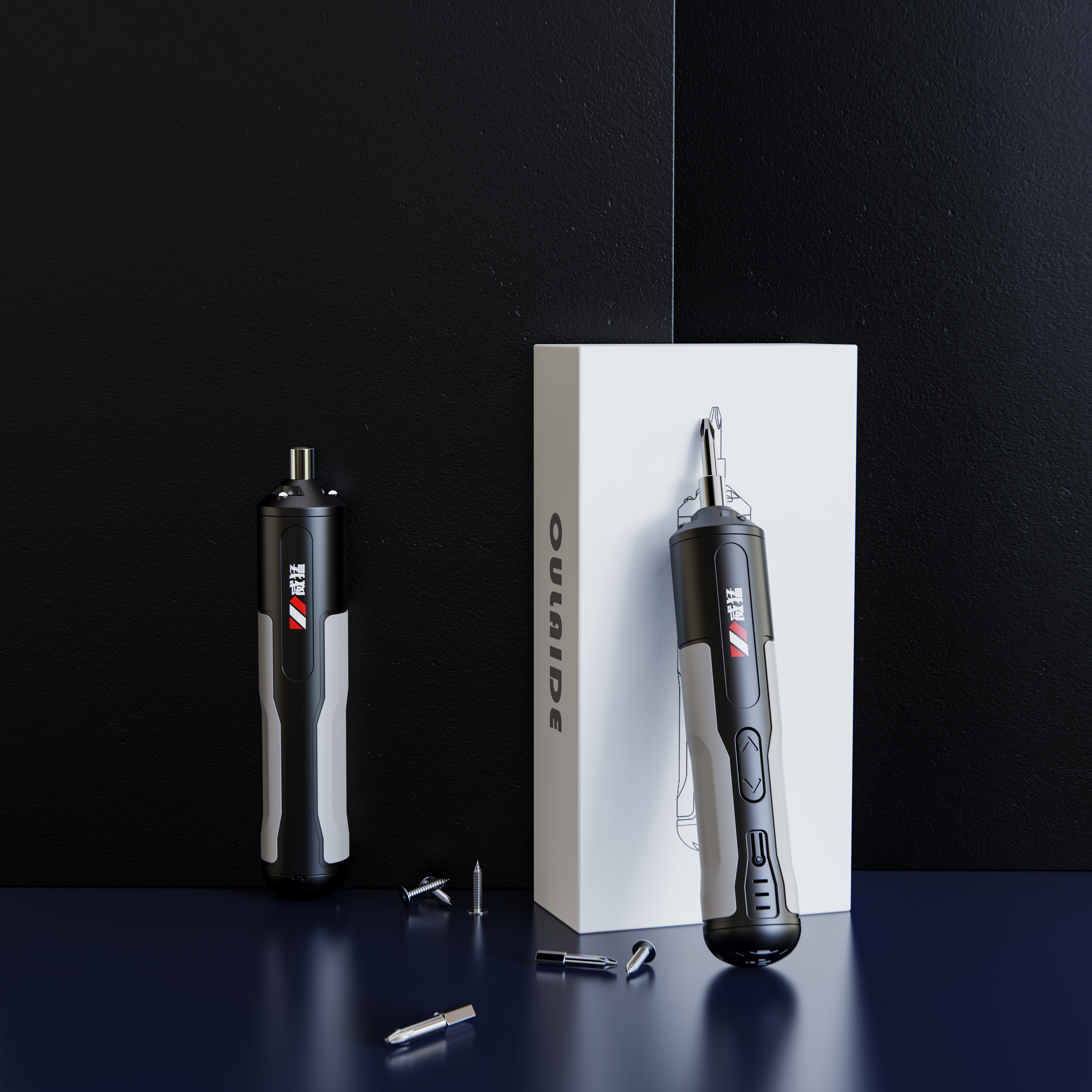 Electric tool，bolt driver，Product rendering，