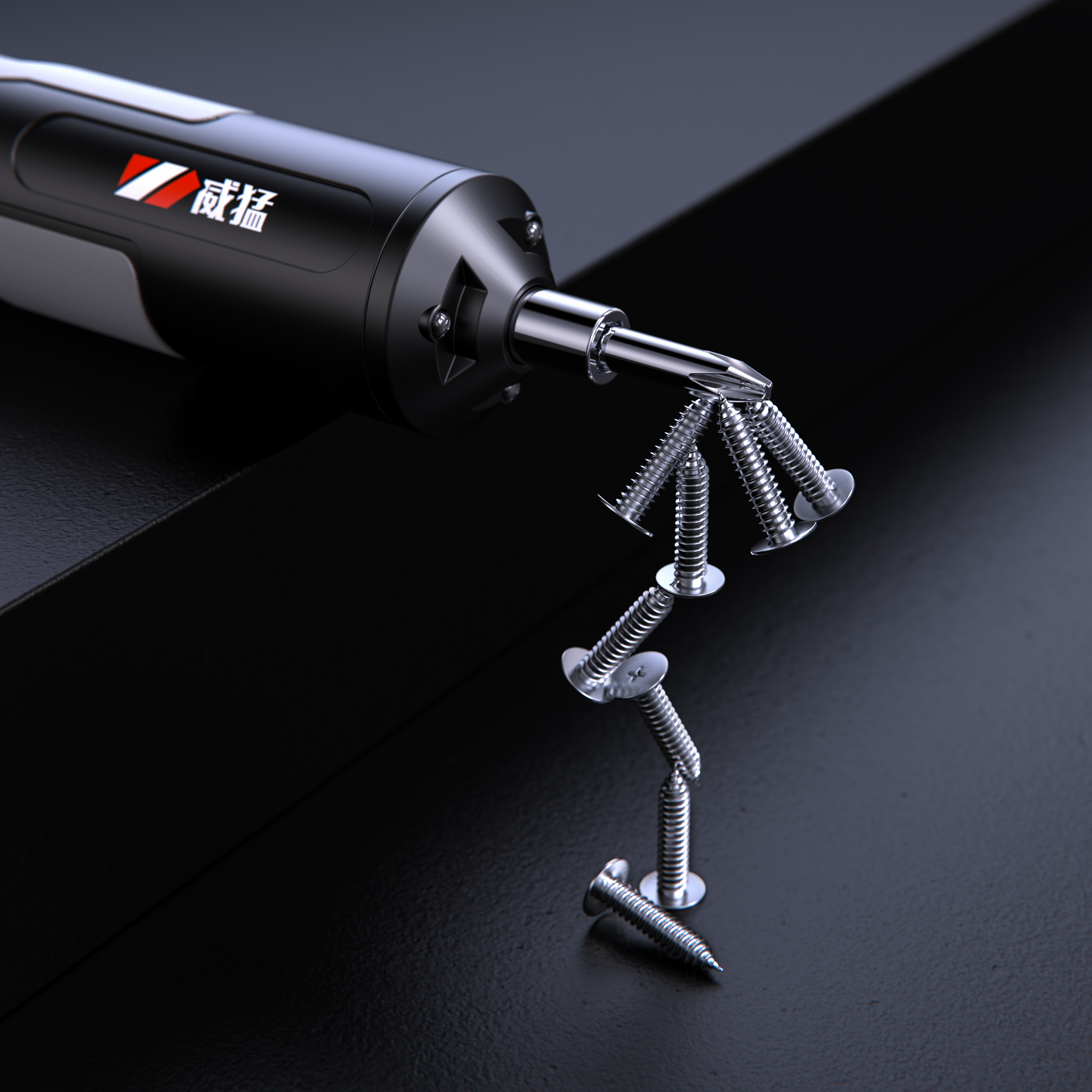 Electric tool，bolt driver，Product rendering，