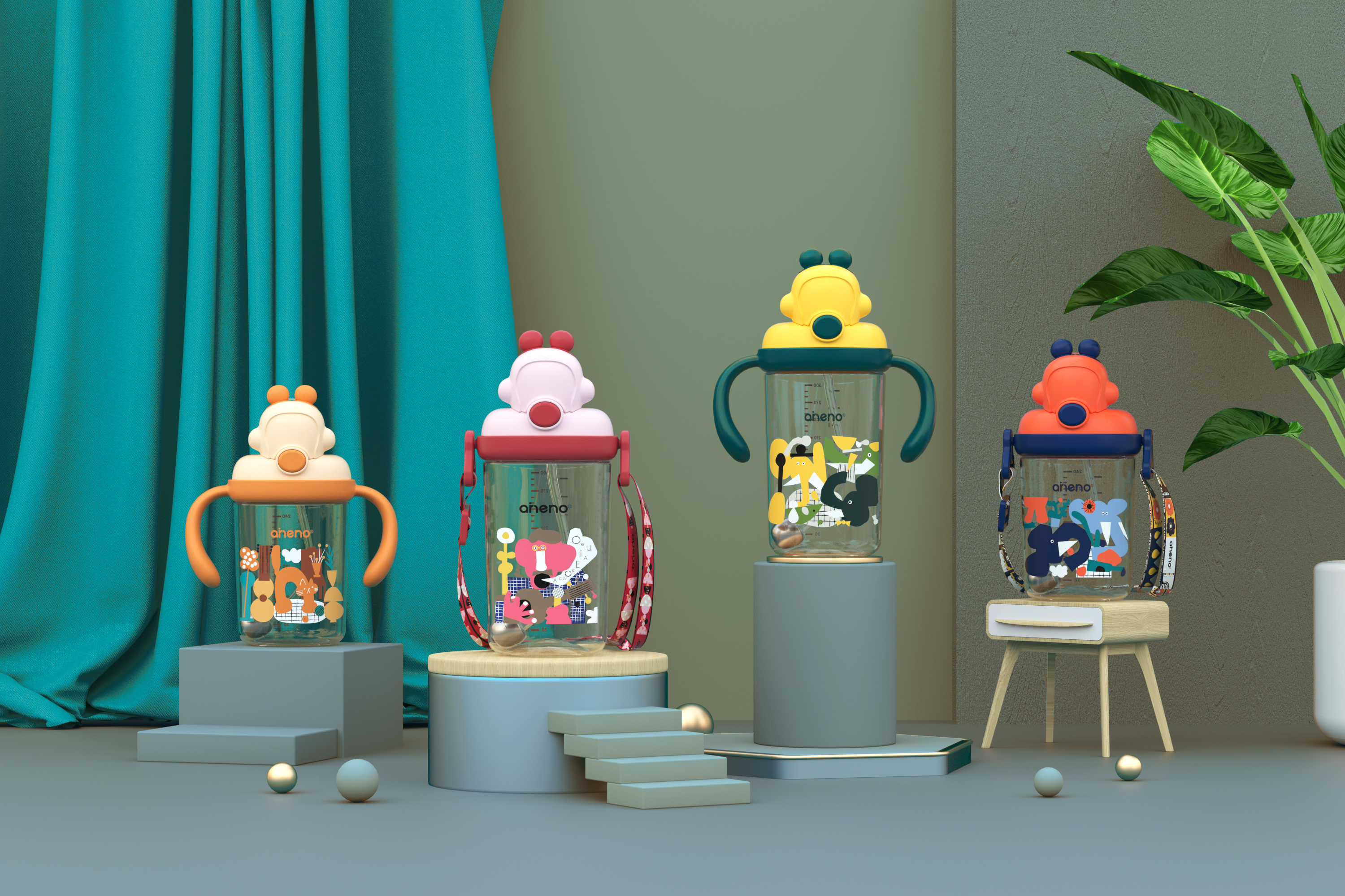 Children's learning cup，