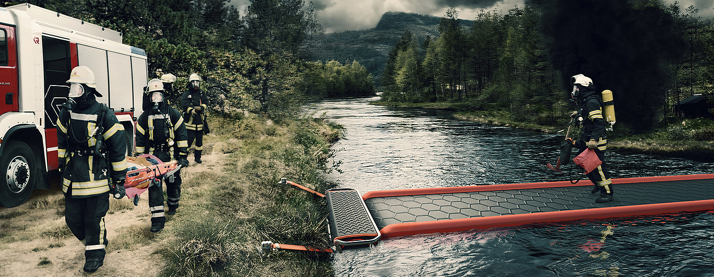 ACCESS，Emergency rescue，River crossing artifact，an accident，Equipment size，