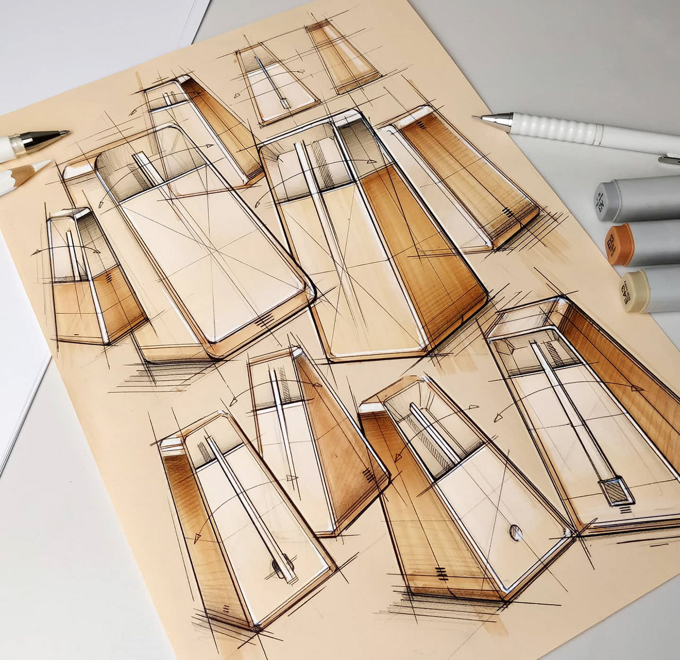 industrial design，Hand drawn，sketch，product design，