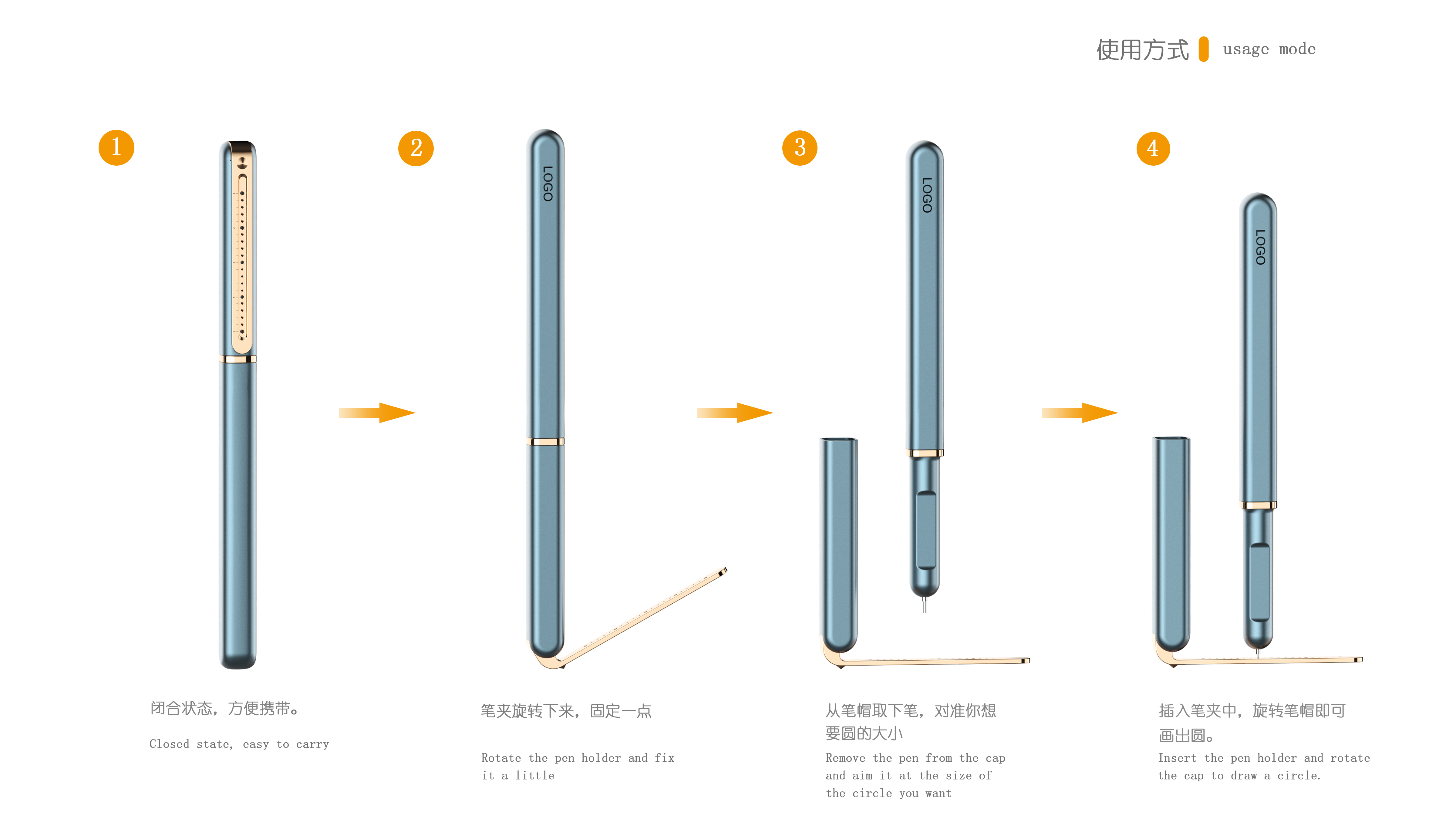 ”It is not only a pen holder, but also a ruler and gauge "，