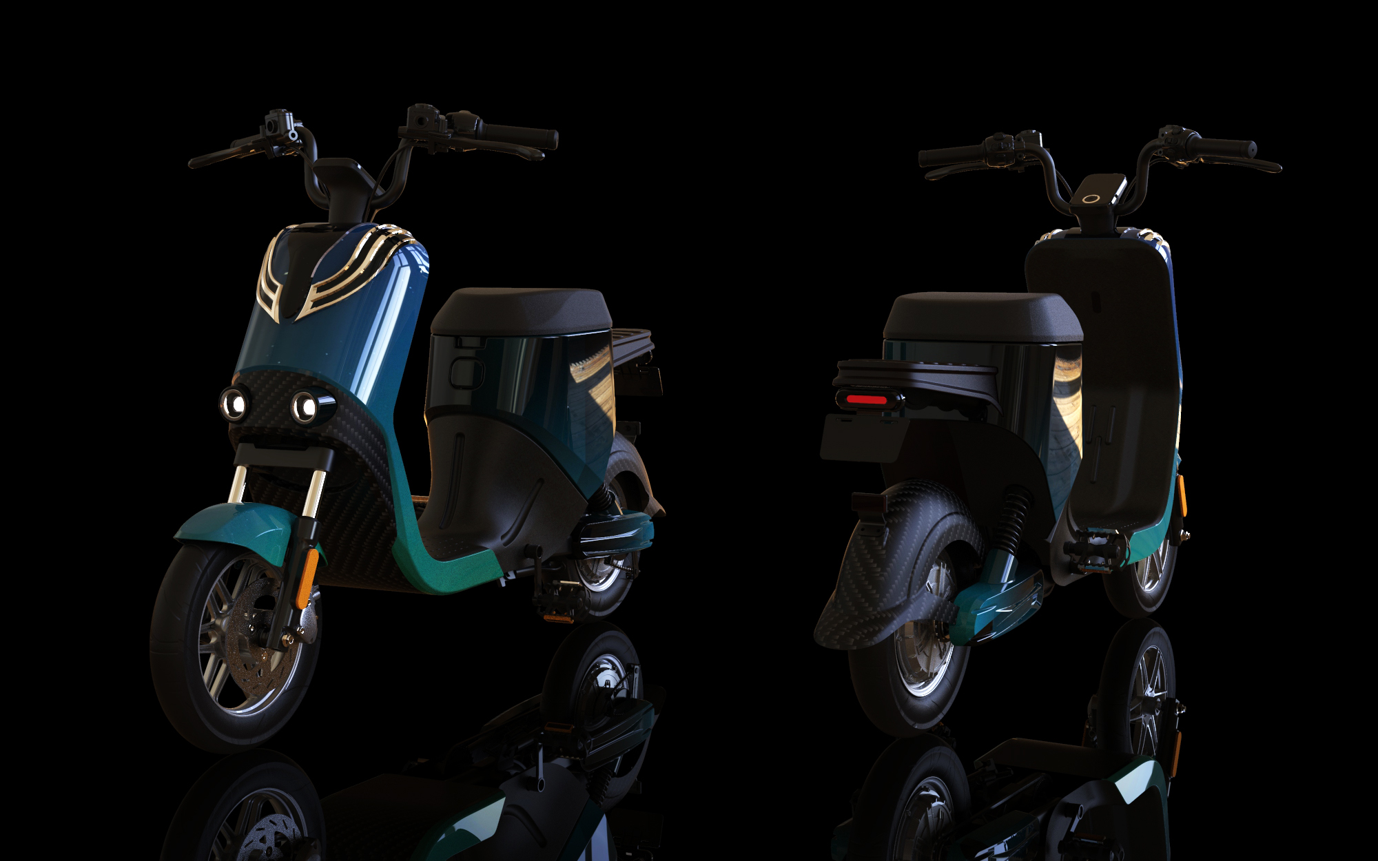 Electric bicycle design，Electric vehicle，motorcycle，modeling，