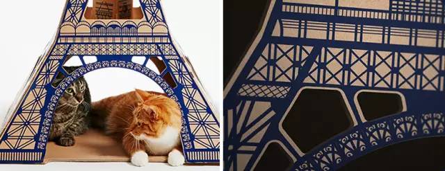 Iconic，Architecture，cardboard，Cat house，