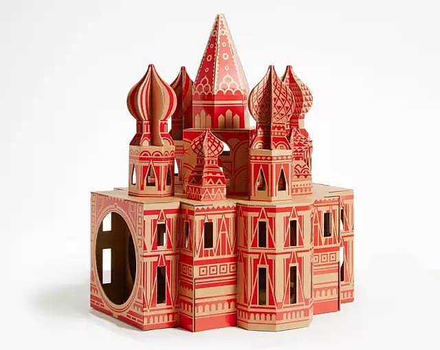 Iconic，Architecture，cardboard，Cat house，