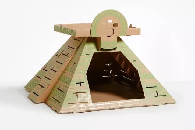 Iconic，Architecture，cardboard，Cat house，