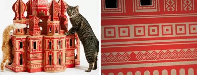 Iconic，Architecture，cardboard，Cat house，