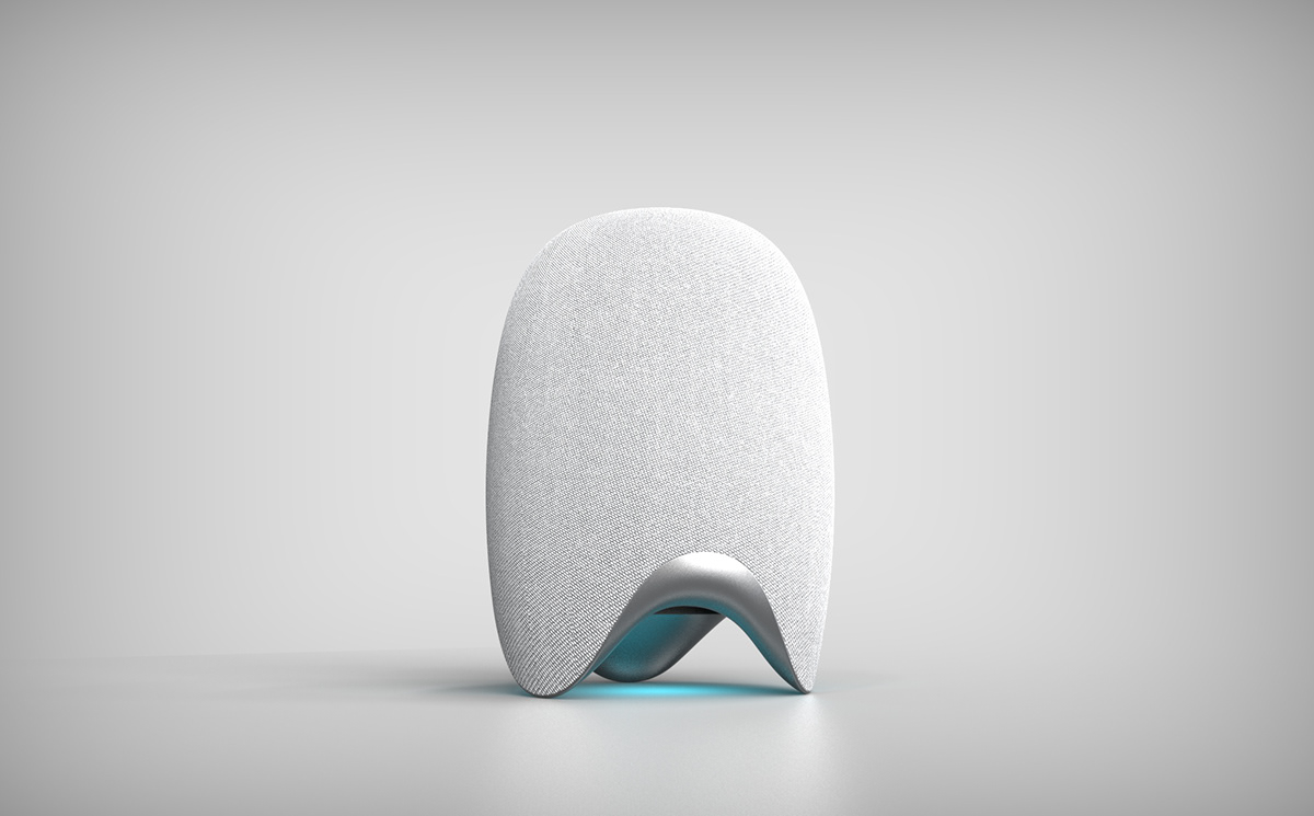 AI 360 Speaker，Intelligent sound，black，