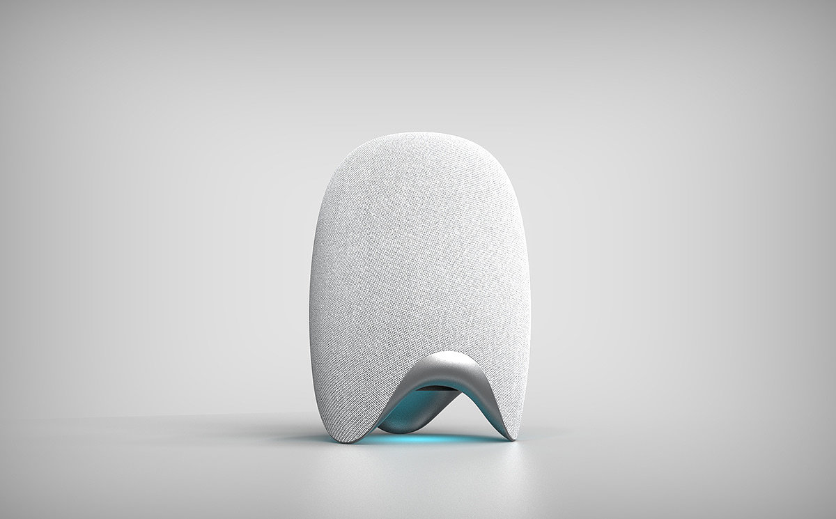 AI 360 Speaker，Intelligent sound，black，