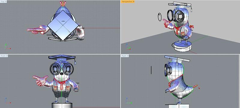 Software: rhinoceros ts4 0，