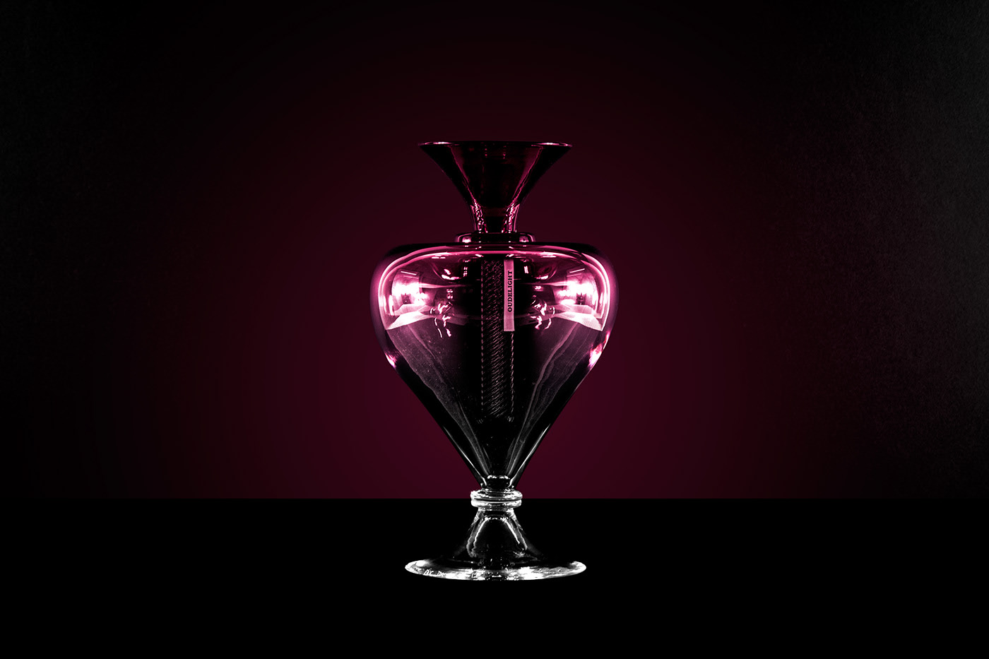 Archetic，Perfume bottle，Blackout blown glass，