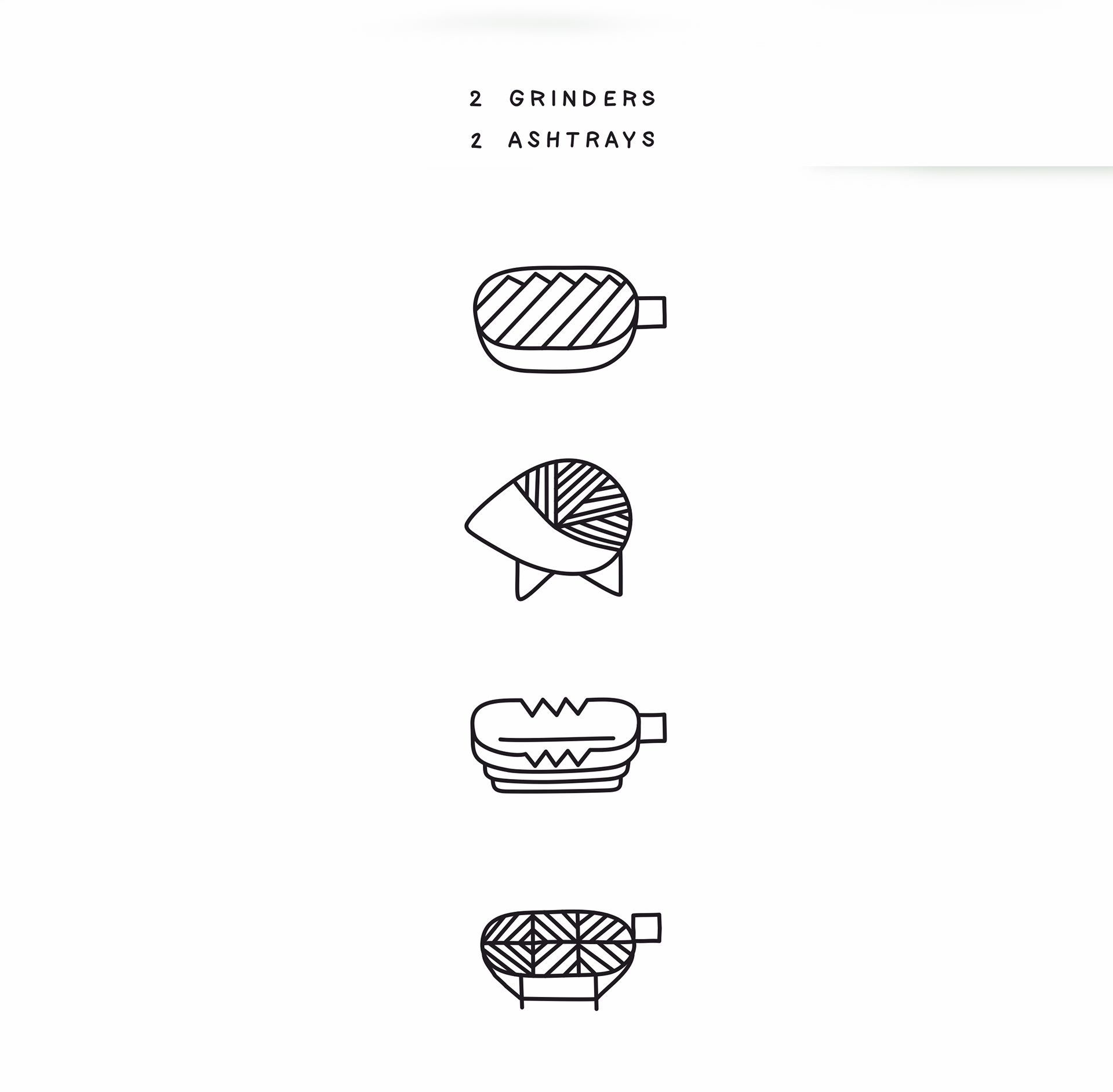 Grinding machine，ashtray，Aesthetic form，