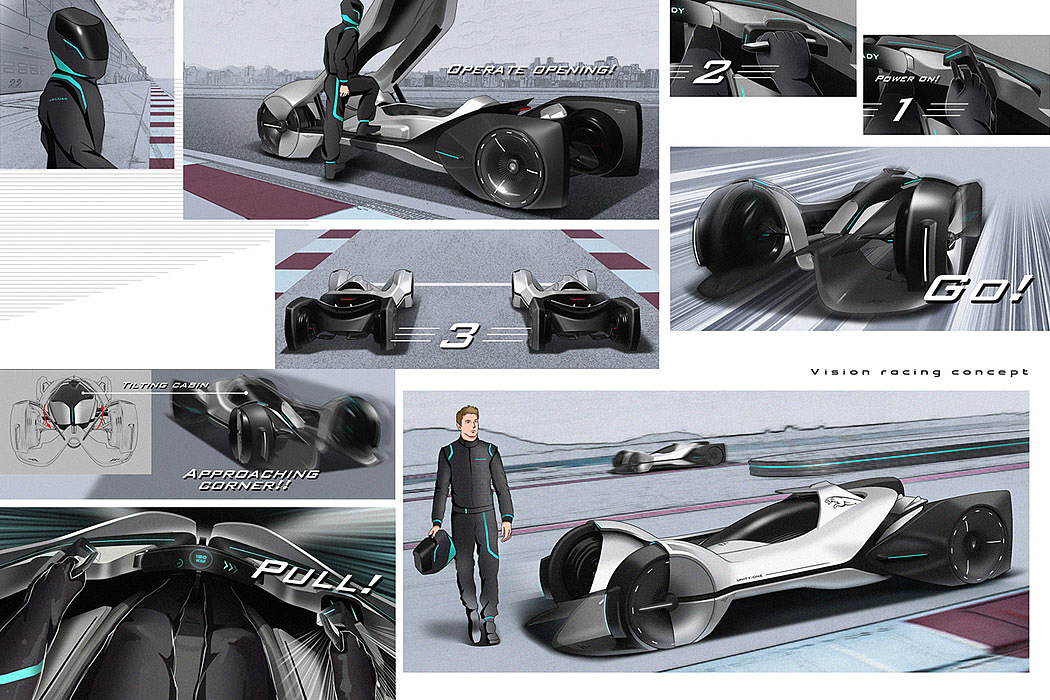 jaguar，racing，conceptual design，