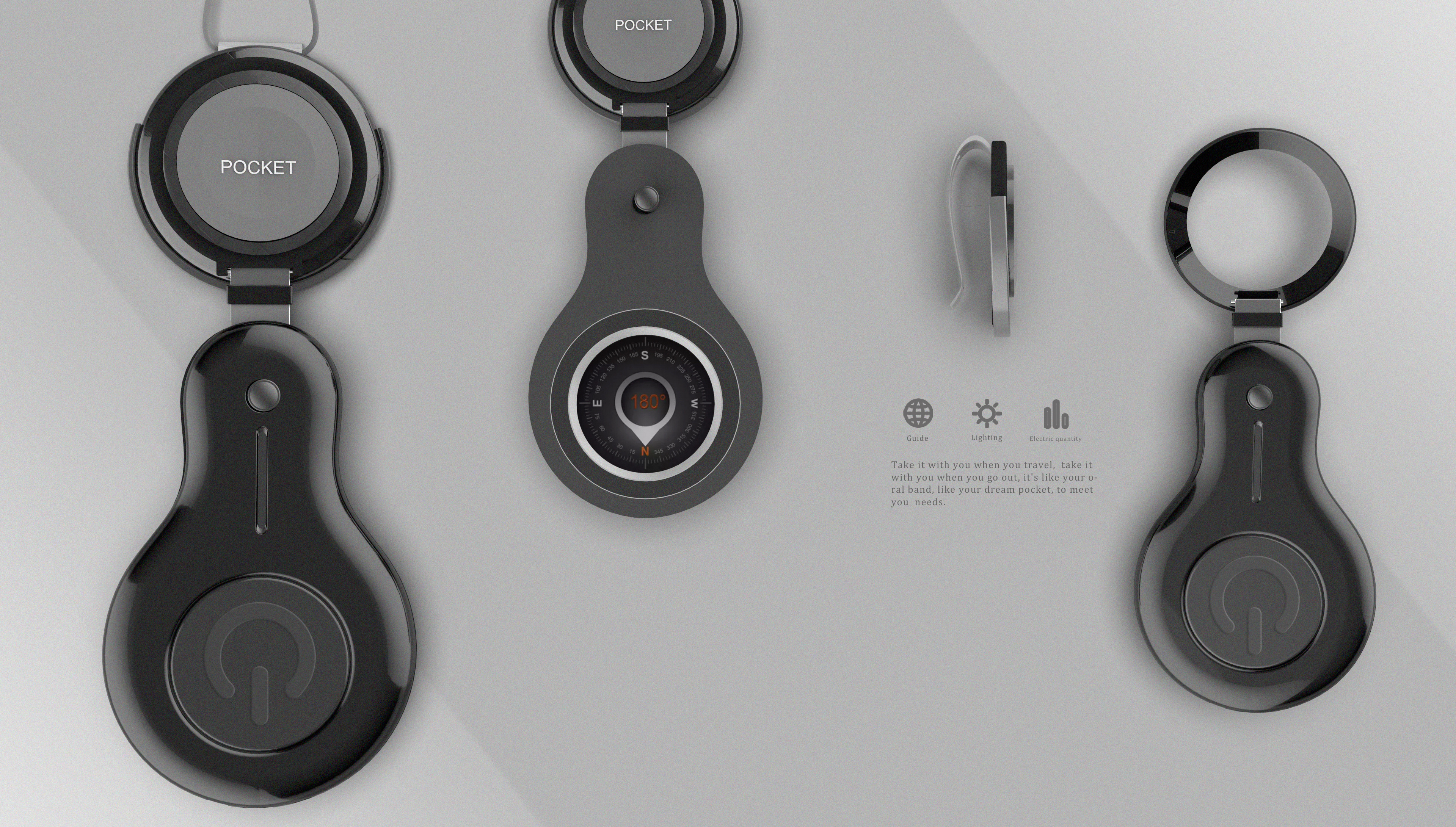 Bring light and guide you when you go out，