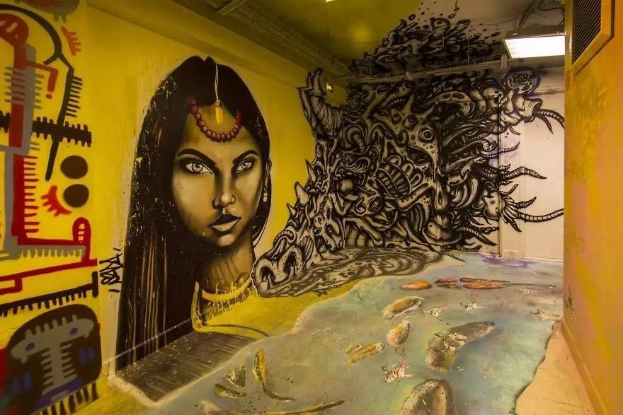 Graffiti，dormitory，Art，Paris，