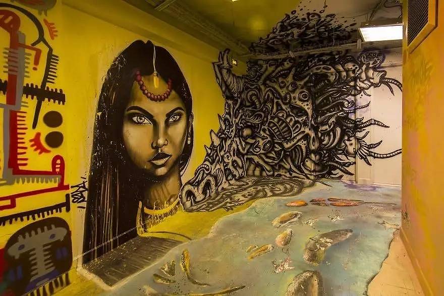 Graffiti，dormitory，Art，Paris，