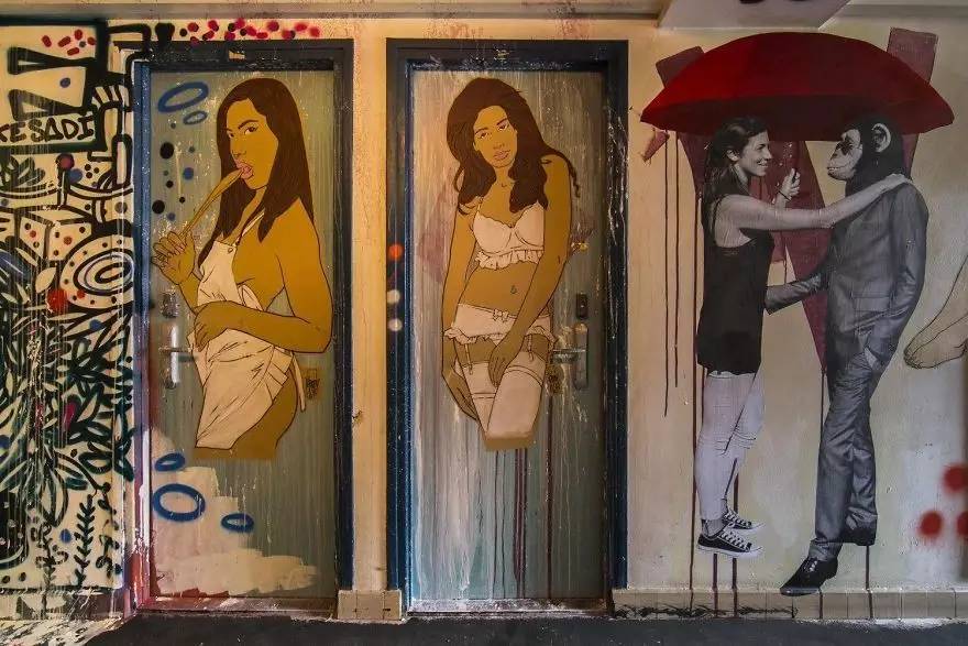 Graffiti，dormitory，Art，Paris，