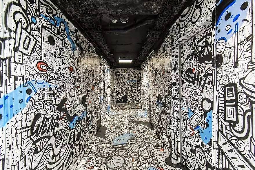 Graffiti，dormitory，Art，Paris，