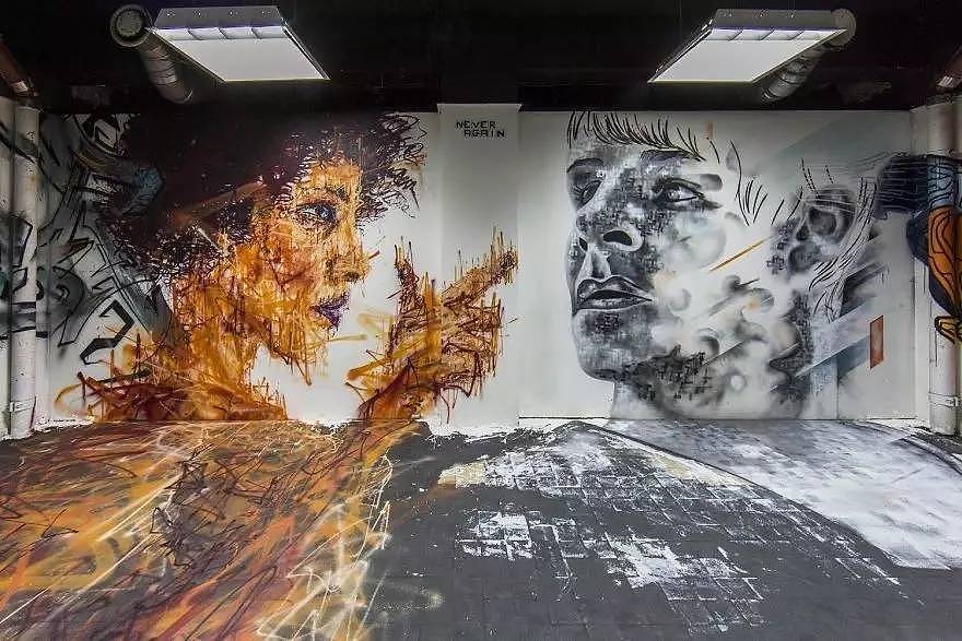 Graffiti，dormitory，Art，Paris，