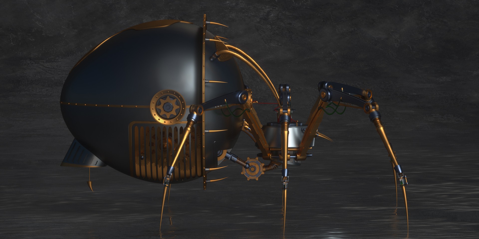 Mechanical insect，Art design，